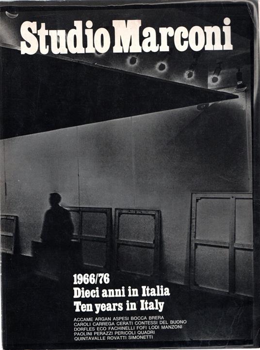 Studio Marconi : 1966/76 Dieci anni in Italia - Ten years in Italy - copertina
