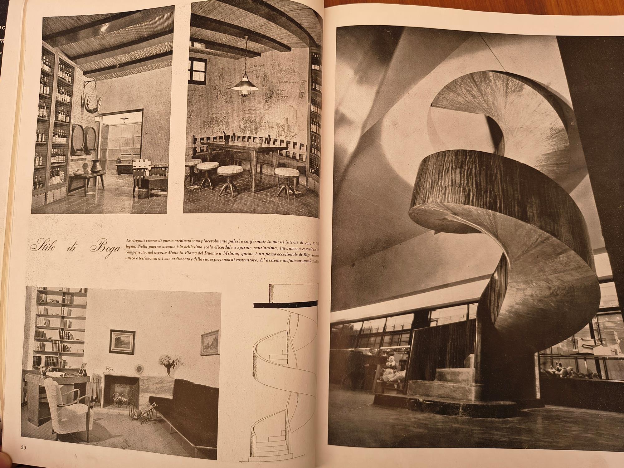 LO STILE NELLA CASA E ARREDAMENTO N 23 Novembre 1942 (Copertina di Gienlica)