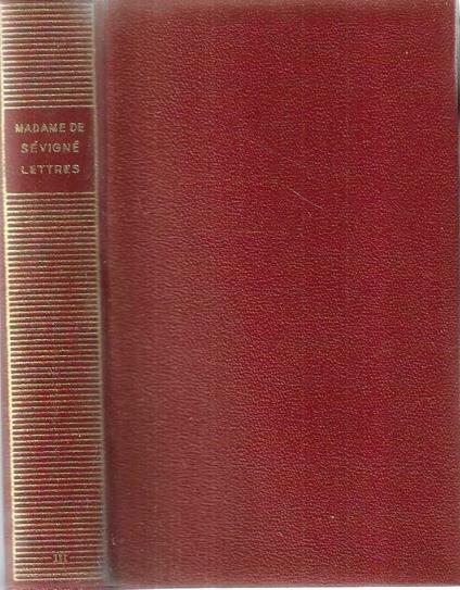 Lettres 1684-1696 - Madame de Sévigné - copertina