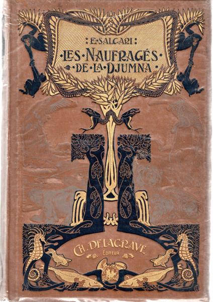 Les Naufrages De La Djumna - Emilio Salgari - copertina