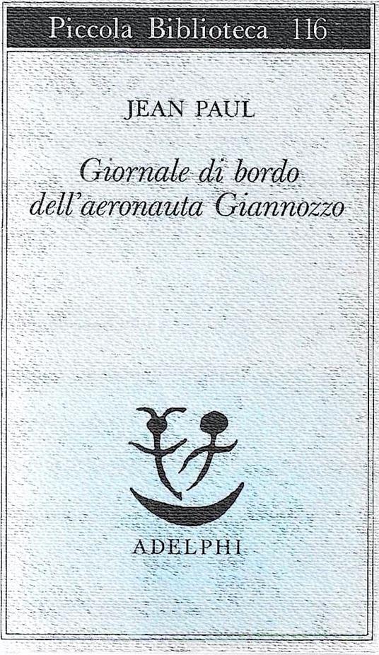 Giornale di bordo dell'aeronauta Giannozzo - Jean Paul - copertina
