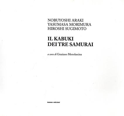 Il kabuki dei tre samurai - copertina