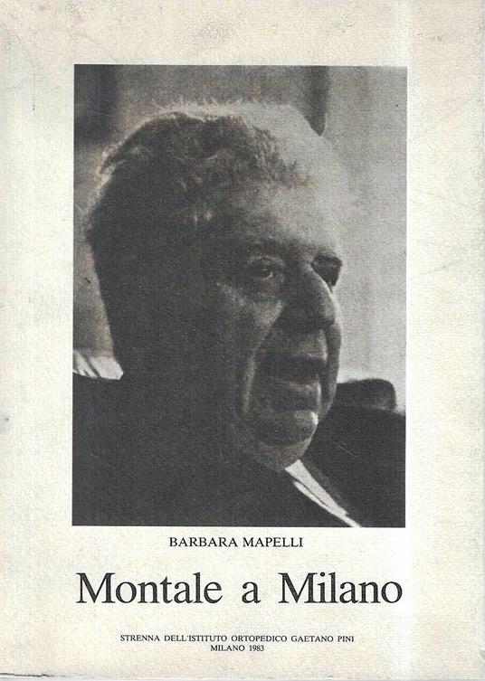 Montale a MIlano - Barbara Mapelli - copertina