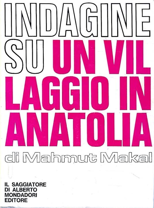 Indagine su un villaggio in Anatolia - Mahmut Makal - copertina