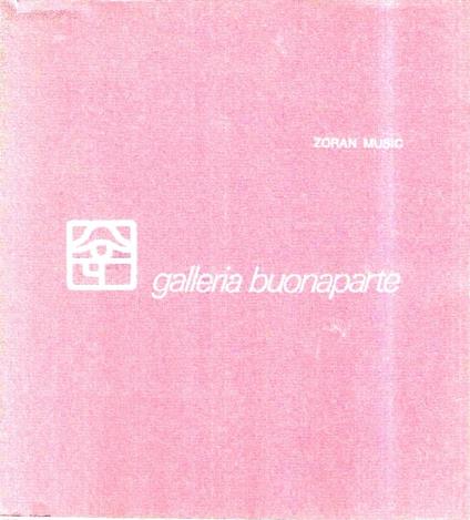 Zoran Music. Mostra antologica - Milano, 1974 - Luigi Cavallo - copertina
