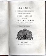 Saggio di osservazioni e di speranze sulla vegetazione degli alberi