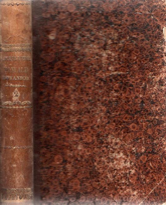 Manuale Botanico Enciclopedico popolare - Pietro Lichtenthal - copertina