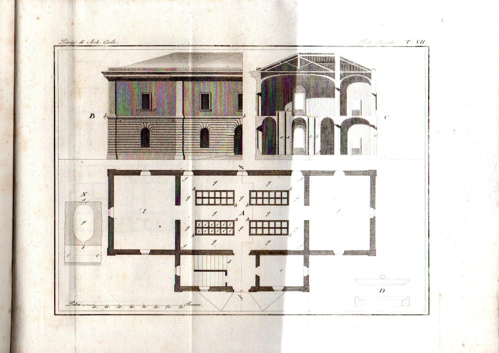 PRINCIPJ DI ARCHITETTURA CIVILE opera in 3 volumi