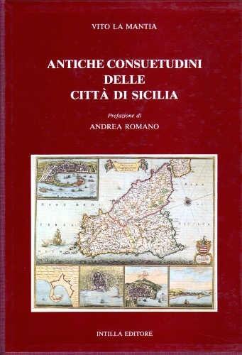 Antiche consuetudini delle città di Sicilia - copertina