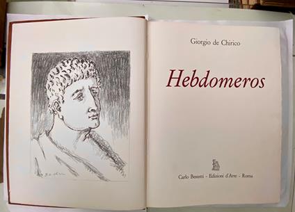 Hebdomeros Ebdomero - Giorgio De Chirico - copertina