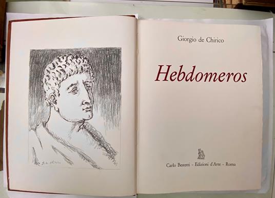 Hebdomeros Ebdomero - Giorgio De Chirico - copertina