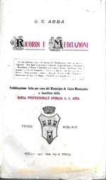Ricordi e Meditazioni