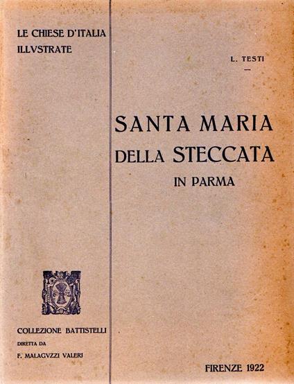 Santa Maria della Steccata - L. Testi - copertina
