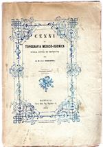 Cenni di topografia medico-igienica sulla citta di Mantova