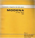 Il censimento fotografico dei centri storici : Modena