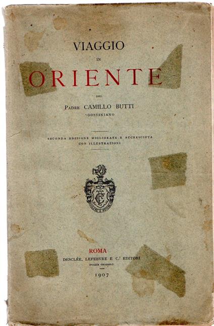 Viaggio in Oriente - Camillo Butti - copertina
