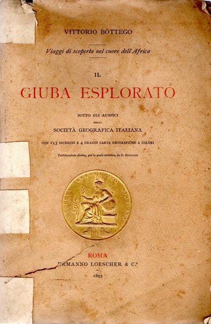 Il Giuba Esplorato - Vittorio Bottego - copertina