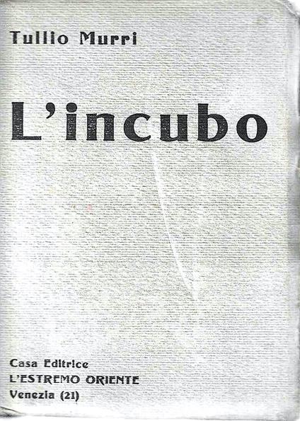 L' incubo - Tullio Murri - copertina