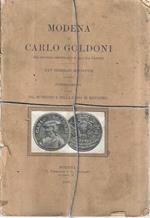 Modena a Carlo Goldoni nel secondo centenario dalla sua nascita
