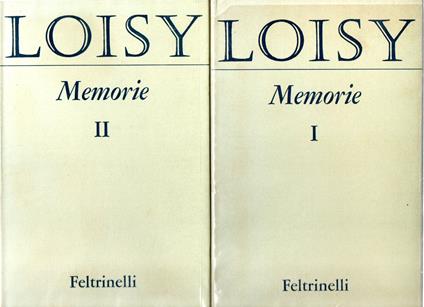 Memorie per la storia religiosa dei nostri tempi (1857-1927) - Alfred Loisy - copertina