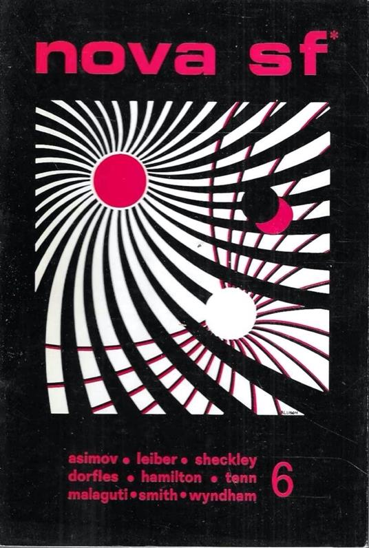 Terra, acqua, fuoco e aria (Rivista di fantascienza Nova Sf* n.6/1972) - Isaac Asimov - copertina