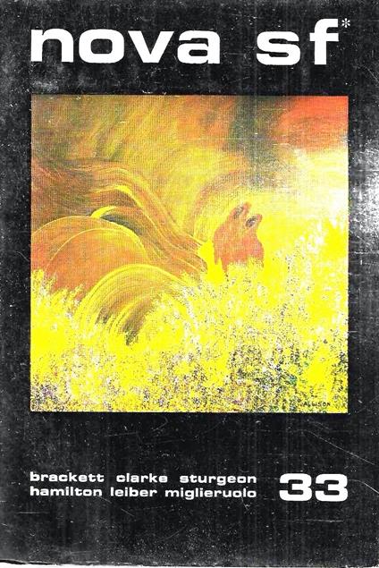 La danzatrice di Ganimede (Rivista di fantascienza Nova Sf* n. 33/1975) - copertina