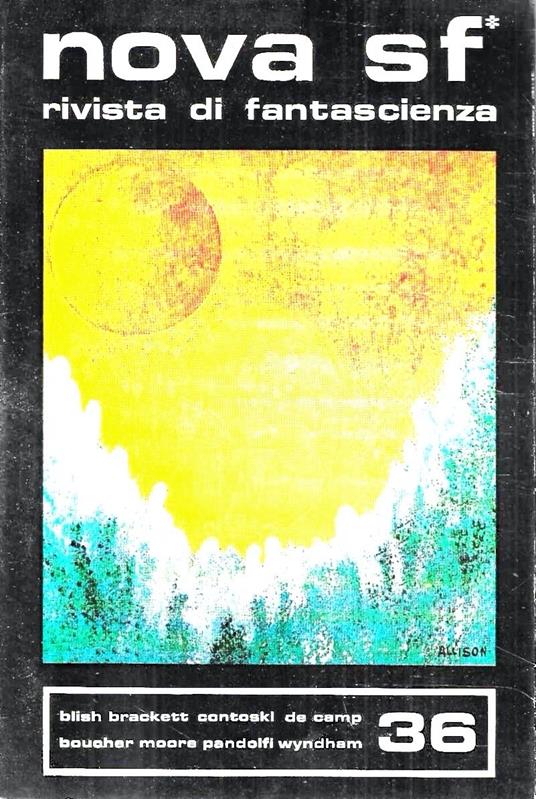 Crepuscolo degli idoli (Rivista di fantascienza Nova Sf* n.36/1977) - copertina