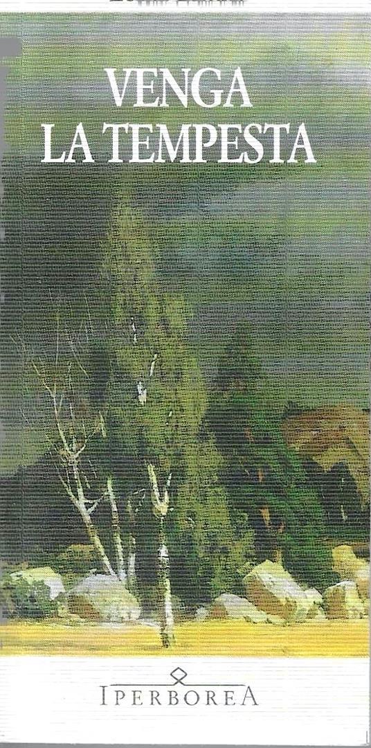 Venga la tempesta - copertina