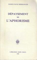Dépaysement de l'aphorisme