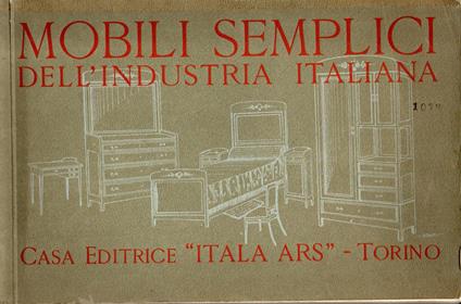 Mobili semplici dell'industria Italiana - copertina