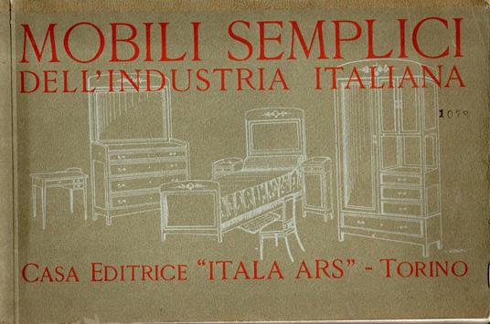 Mobili semplici dell'industria Italiana - copertina