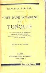 Notes d'une voyageuse en Turquie