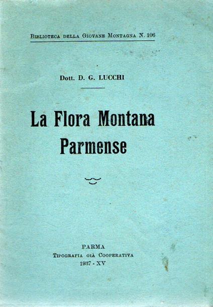 La Flora Montana Parmense - copertina