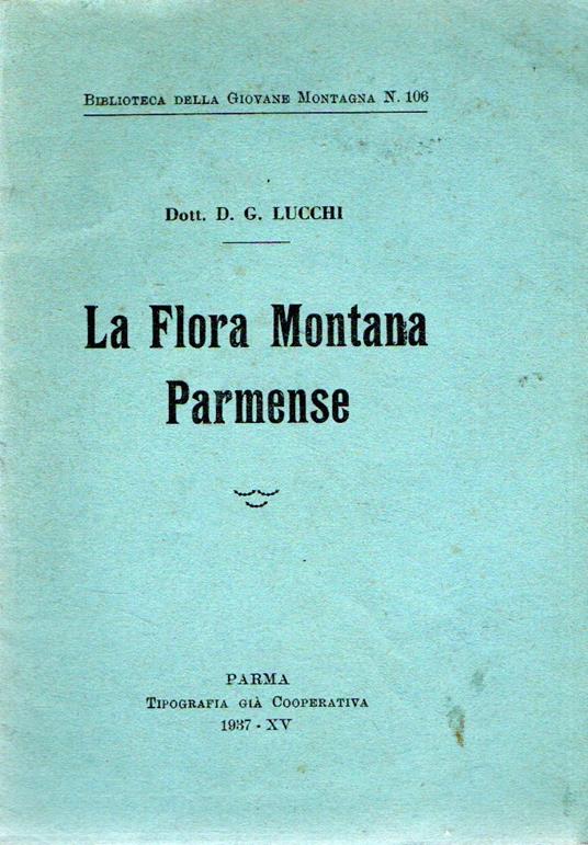 La Flora Montana Parmense - copertina
