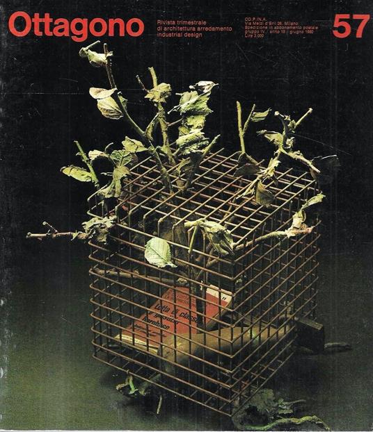 Ottagono - Rivista trimestrale di architettura, arredamento, industrial design. n. 57 / giugno 1980 - copertina