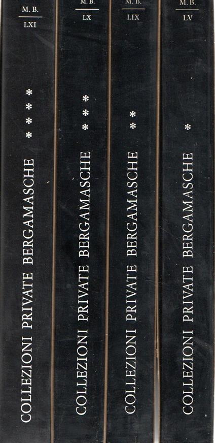 Offerta!! Collezioni private bergamasche (4 vol.) - copertina