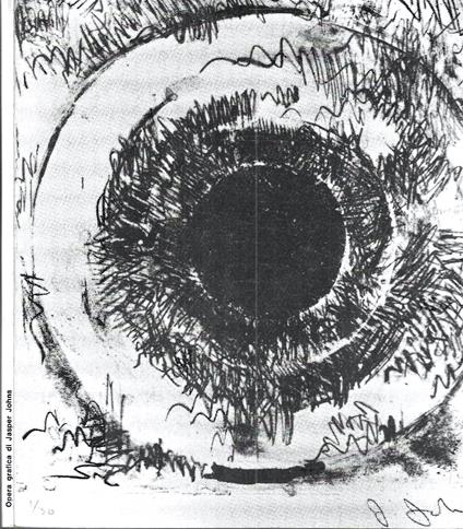 Opera grafica di Jasper Johns (Catalogo della Mostra - Milano, 1972) - copertina