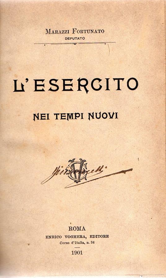 L' esercito nei tempi nuovi - copertina