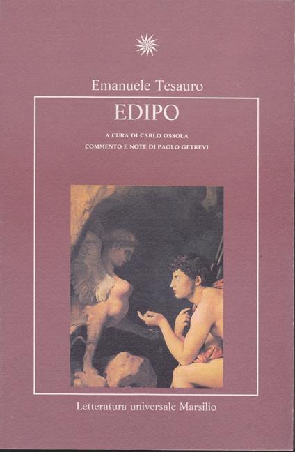 Edipo - Emanuele Tesauro - copertina
