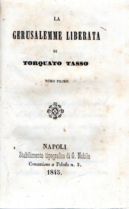 La Gerusalemme liberata (2 vol.) - Torquato Tasso - copertina
