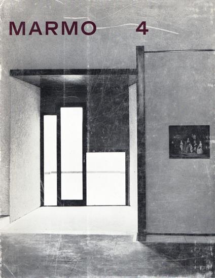 Marmo 4 : Rivista Internazionale d'arte e d'architettura - copertina