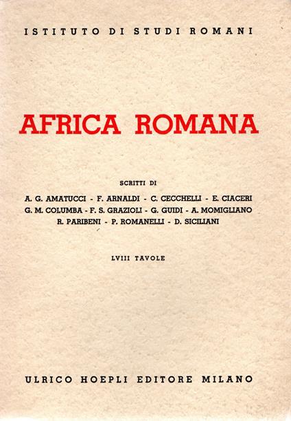 Africa romana - copertina