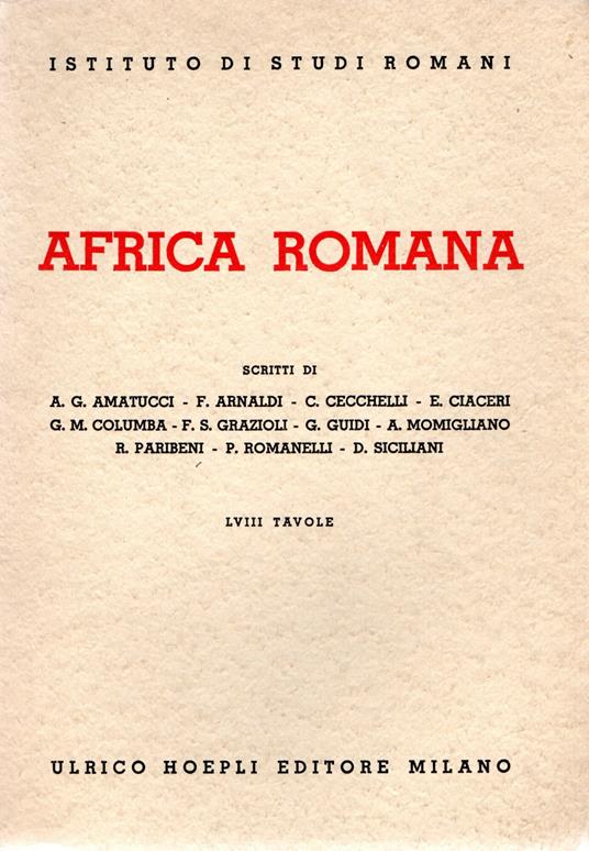 Africa romana - copertina