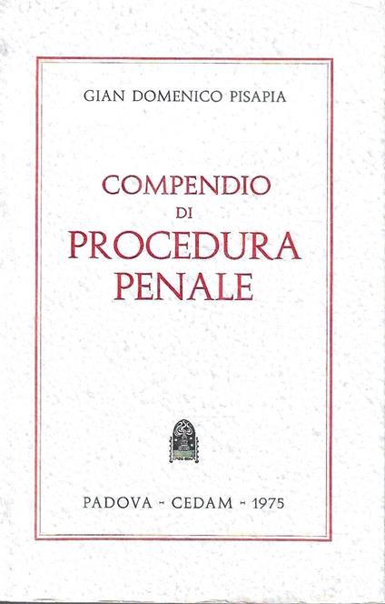 Compendio di Procedura Penale - copertina