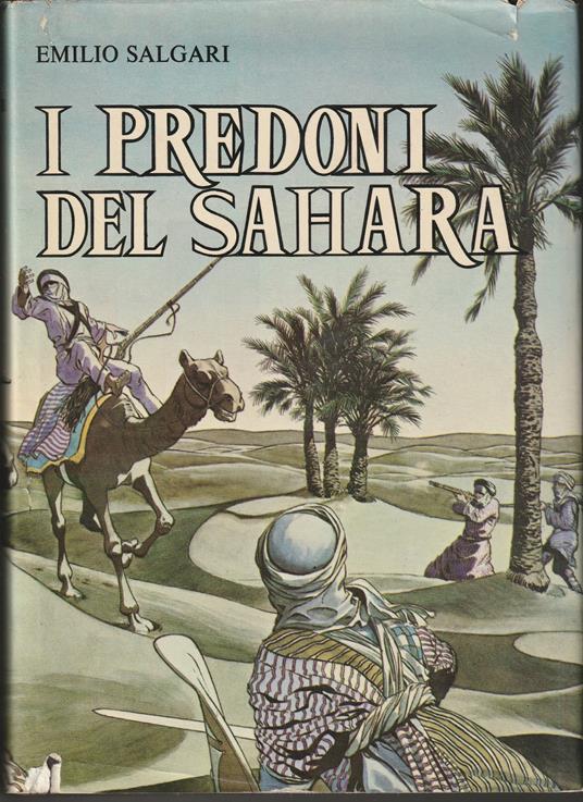 I predoni del Sahara - Emilio Salgari - copertina