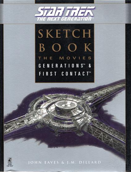 Star Trek the Next Generation: Sketchbook the Movies : Generations & First Contact - copertina