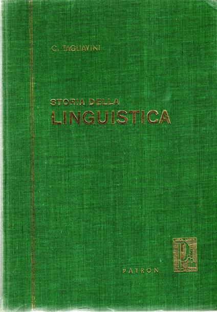 Storia della Linguistica - copertina