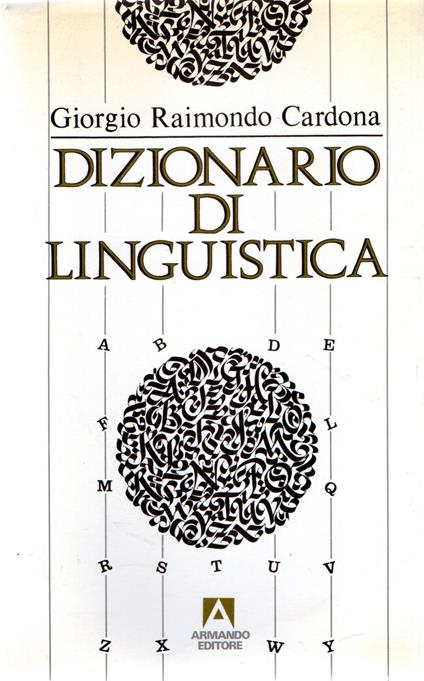 Dizionario di Linguistica - copertina
