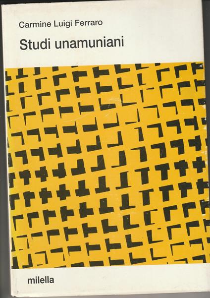 Studi unamuniani - copertina