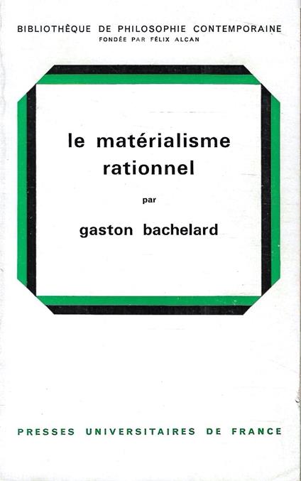 Le matérialisme rationnel - copertina